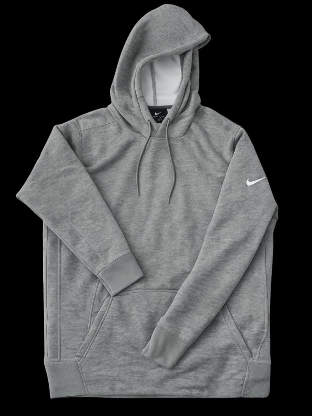 Nike Dri-FIT Hoodie Pullover Sweatshirt Men's Gray NWOT Athletic Wear Swoosh